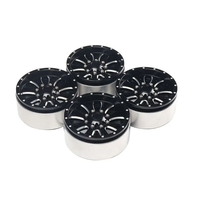 

Drop Ship 4pcs Aluminum Alloy 2.2 inch Wheels Rims for 1/10 Axial Wraith 90018 RC Car Crawler