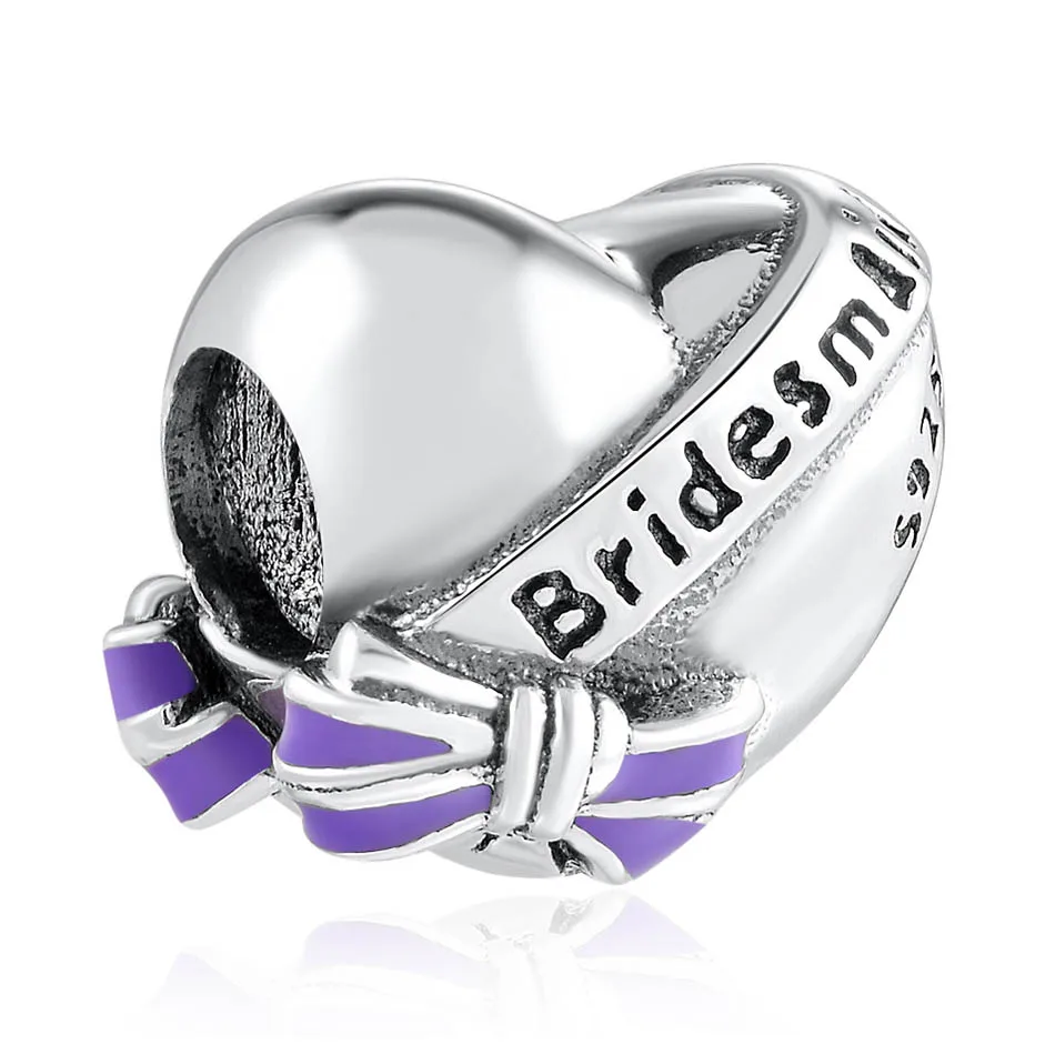 Аутентичные бусины S925 DIY Ювелирные изделия лучшие подвески для подружек невесты