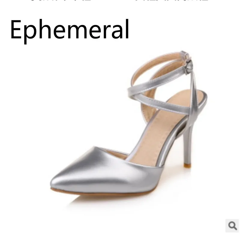 Женская обувь с поперечным Ремешком Пикантная элегантная жилетка большого размера Размер 4 12 сандалии