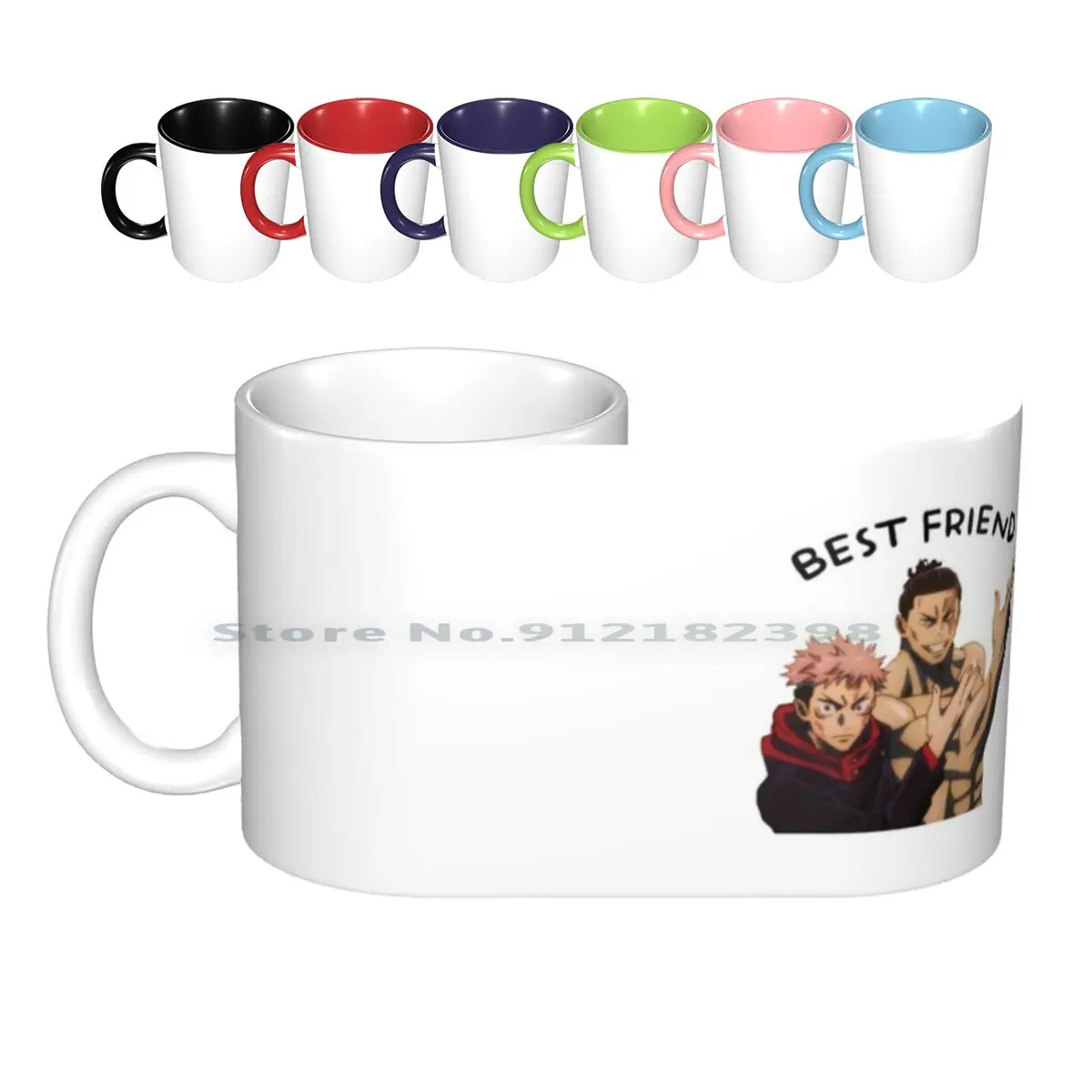 

Керамические кружки «Лучший Друг», кофейные чашки, кружка для чая с молоком, юютсу, Хайсен, АОИ, аниме Todo, манга, Sukuna juютсу