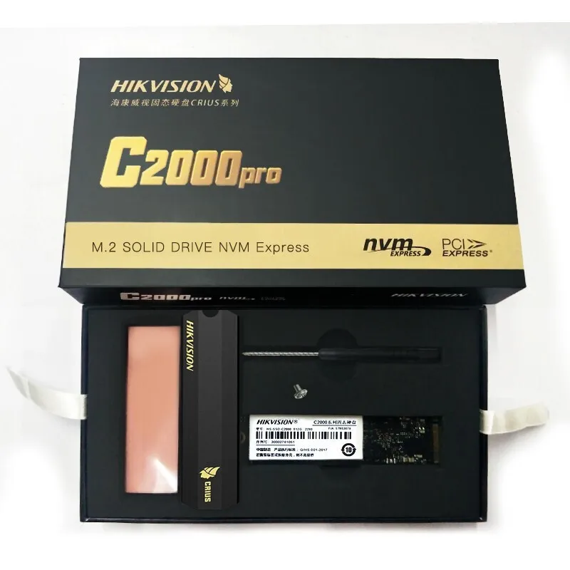 SSD Hikvision C2000 PRO 256 ГБ 512 1 ТБ m.2 интерфейс nvme протокол PCIe Gen3.0x4 Веб камера для
