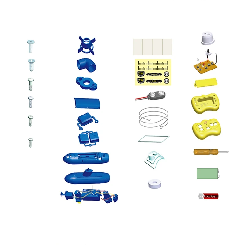 Прикольная радиоуправляемая мини-подводная лодка 6 каналов дистанционное