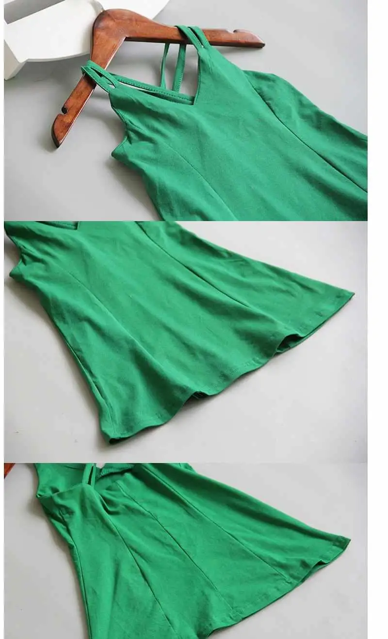 

Baby Girl Strap Dress Girls 2021 Summer Children's Clothing Casual Vest Dress Solid Color Sleeveless Clothes