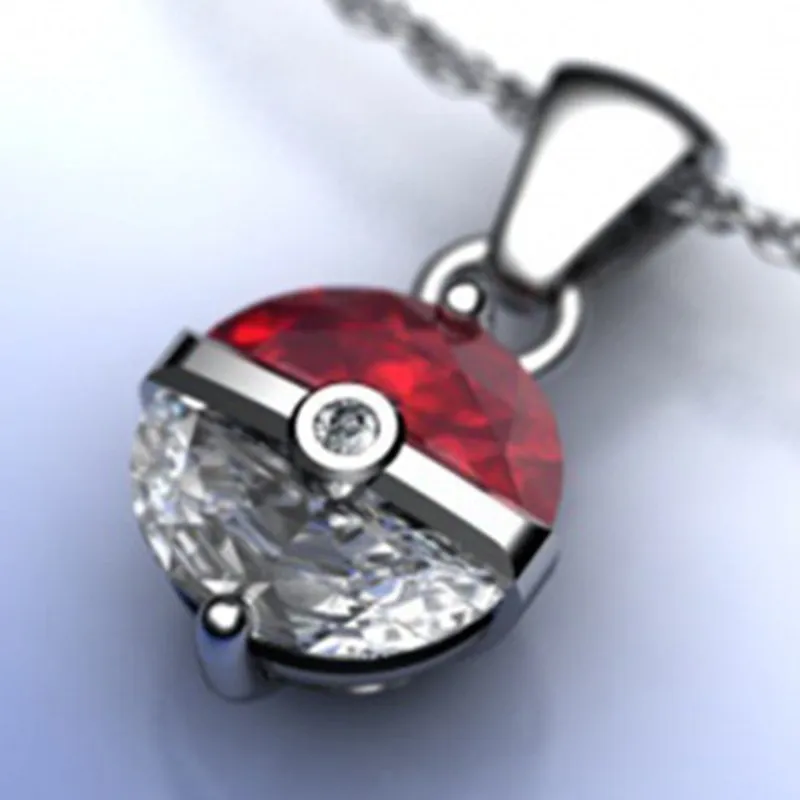 Модные творческие колье с карикатурными ключицей, красные и белые шарики-эльфы на ожерелье для женщин с украшением Namour Charm Gift All Seasons.