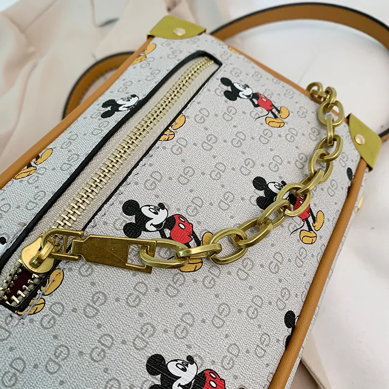 Ins Mickey Box сумка Диагональная Сумка GD универсальная цепочка диагональ одно плечо