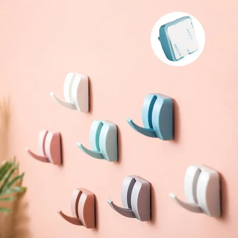 Нордический стиль скрытый крючок сильная самоклеящаяся настенная вешалка для