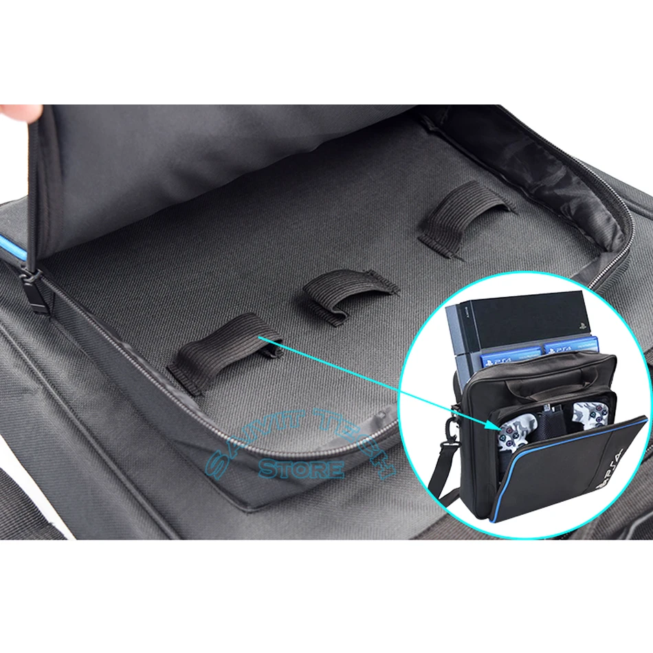 PS4/тонкий дорожный вместительный чехол для консоли Защитная сумка хранения