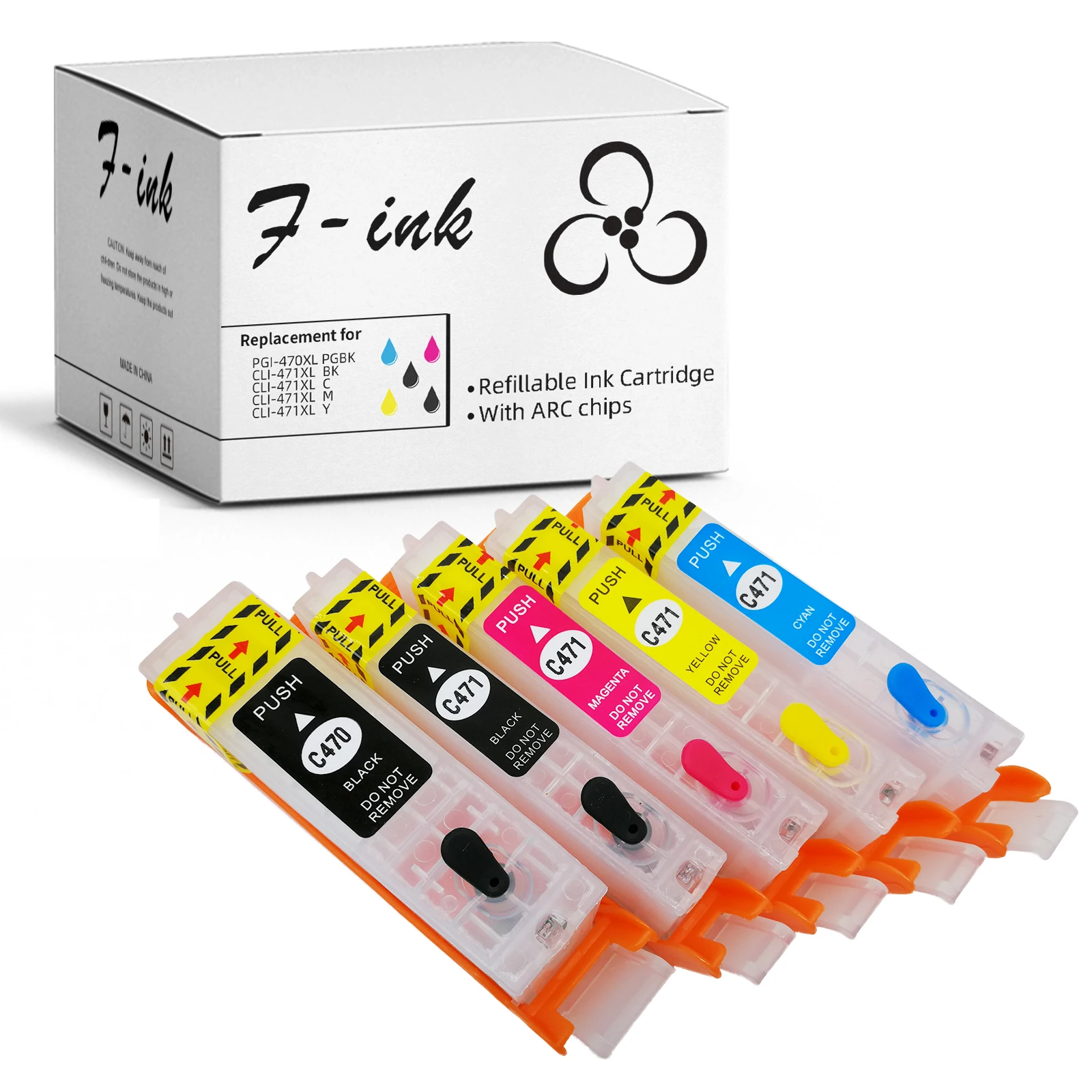 Картридж для принтеров canon MG6840 MG5740 TS5040 TS6040 TS8040 TS9040 MG7740 5 шт.|ink cartridge|ink cartridge for