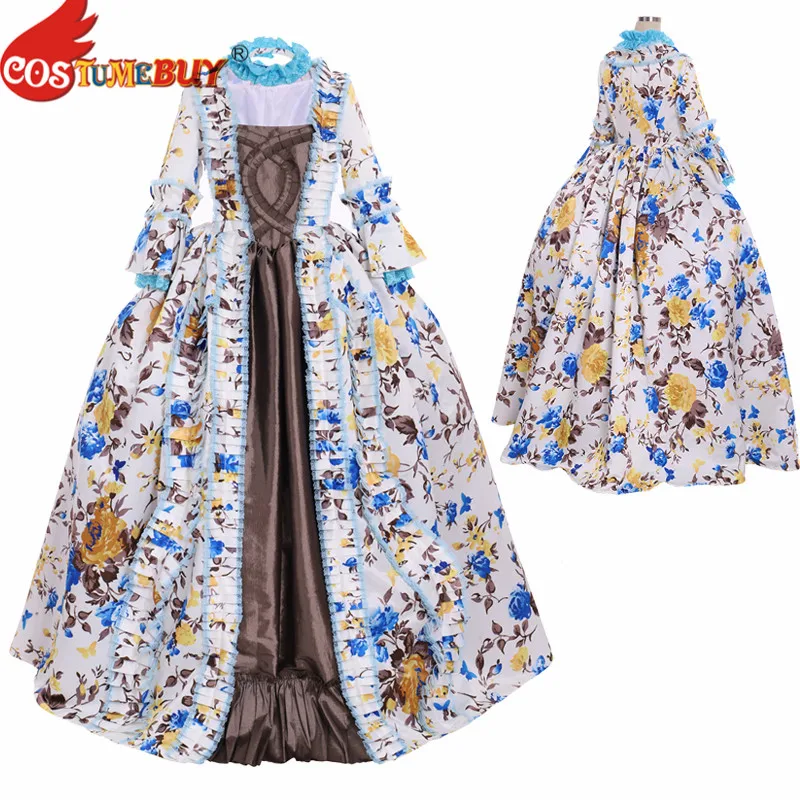 Женское бальное платье Рококо Тудор в стиле барокко Викторианский готический