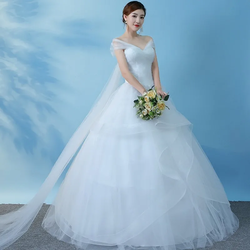 Фото U1037 милое платье принцессы с памятью недорогой простой белый светильник