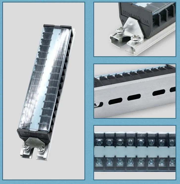 1 шт. рельсовый клеммный блок 10 позиций Комбинированный TD-1510 Выдерживает