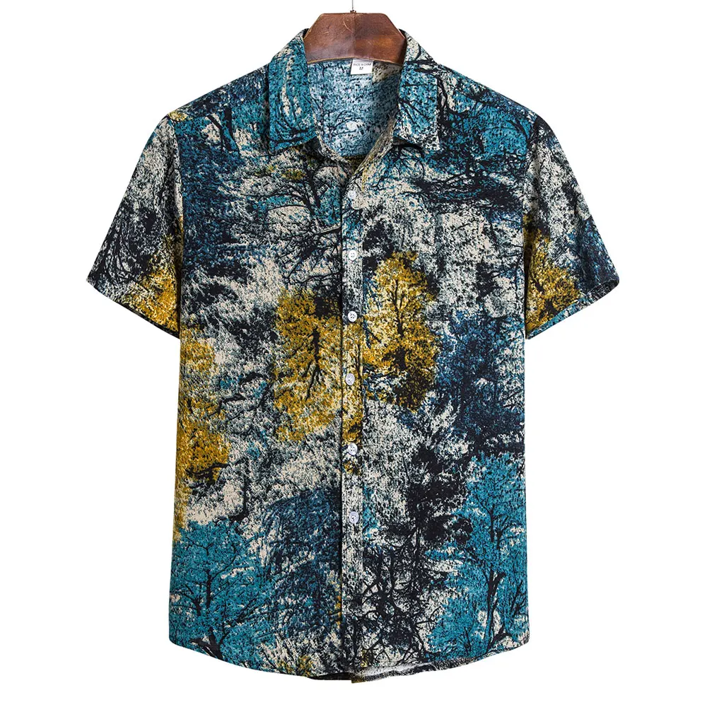 

2020 Autumn Fashion Shirts Male Cotton Slim Turn-Down Dress Shirt Men Long Sleeve Patchwork Shirts M-5XL