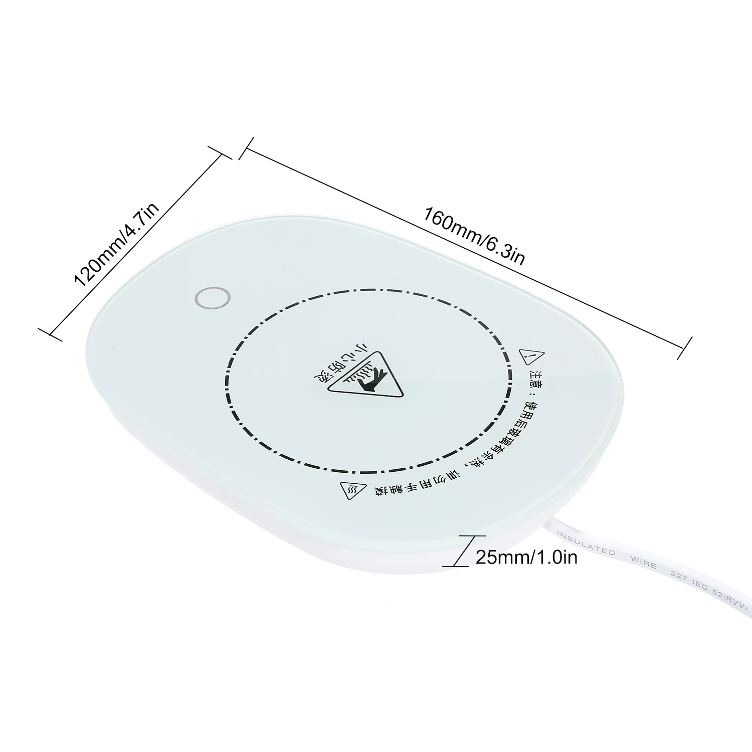 

Coffee Mug Warmer Auto On/Off Beverage Warmers Electric Smart Cup Heating Mat Warmer Pad for Tea Coffee Milk Home Office