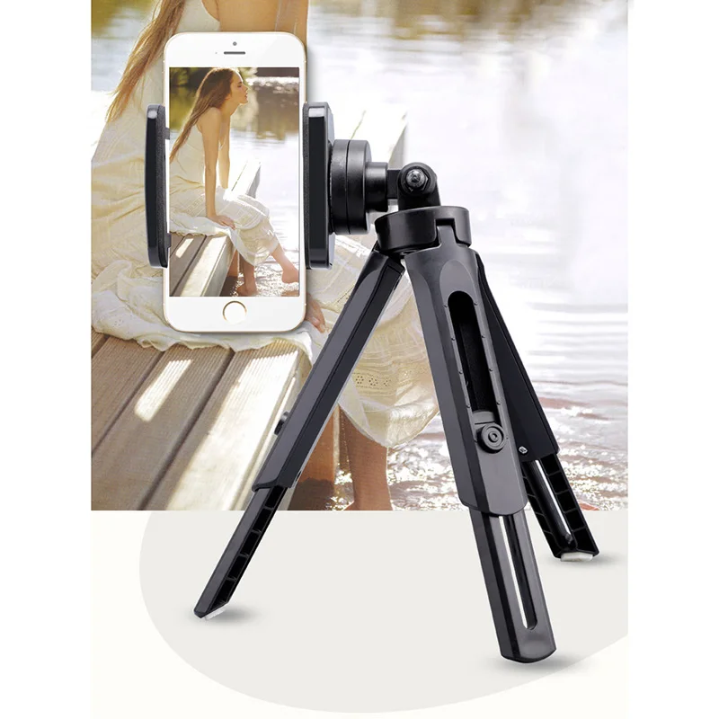 

Mini Desktop Tripod 360 Degree Rotation Foldable Shockproof Lightweight Bracket HEE889