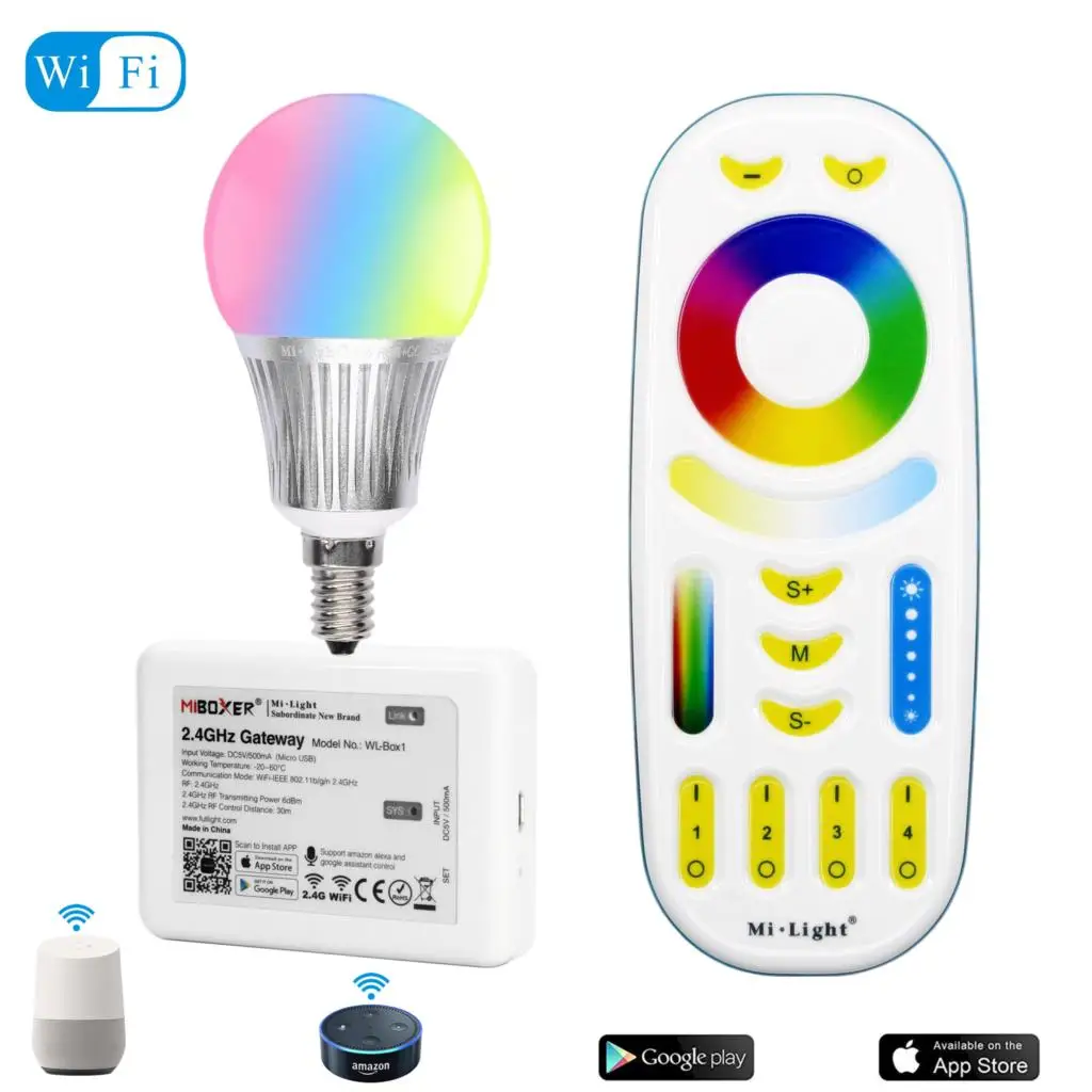 Новое поступление Точечный светильник светодиодный Mi E14 5 Вт RGB + CCT AC 86 265 в 2 4 г RF