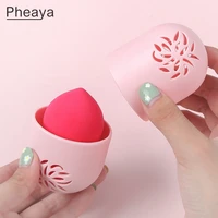 makeup sponge puff portable travel beauty egg storage box foundation concealer cream make up tools accessories