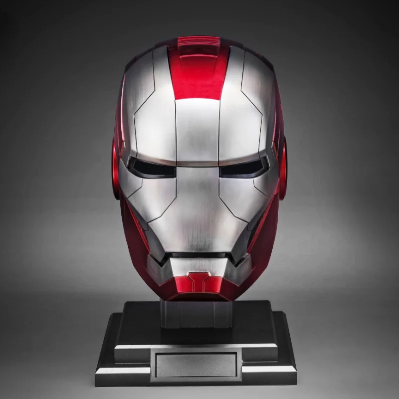 

New Marvel Cosplay Iron Man Mk5 Electric Opening and Closing Helmet English Bilingual Voice Control Iron Man Helmet Adult Gifts