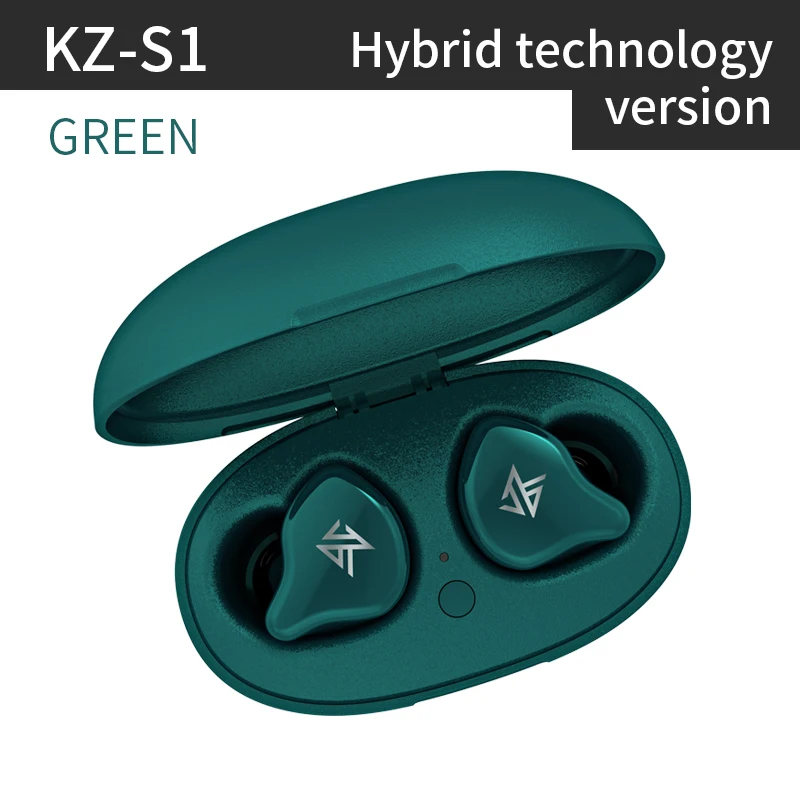 KZ S1D/S1 5,0 TWS Беспроводные наушники с сенсорным управлением Bluetooth гибридные наушники беспроводные наушники с шумоподавлением ZST ZSN E10 ZSX