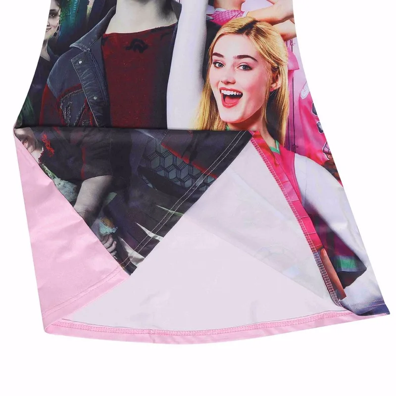 Детские платья для девочек зомби 2 Эддисон Косплей без рукавов с оборками Ночная