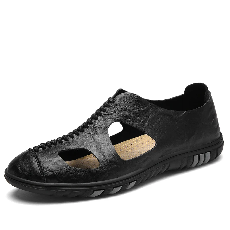 

Сандалии для мужчин; sandalia masculina couro cuir; Спортивные кожаные сандалии; hombre en erkek para heren masculino deportivas