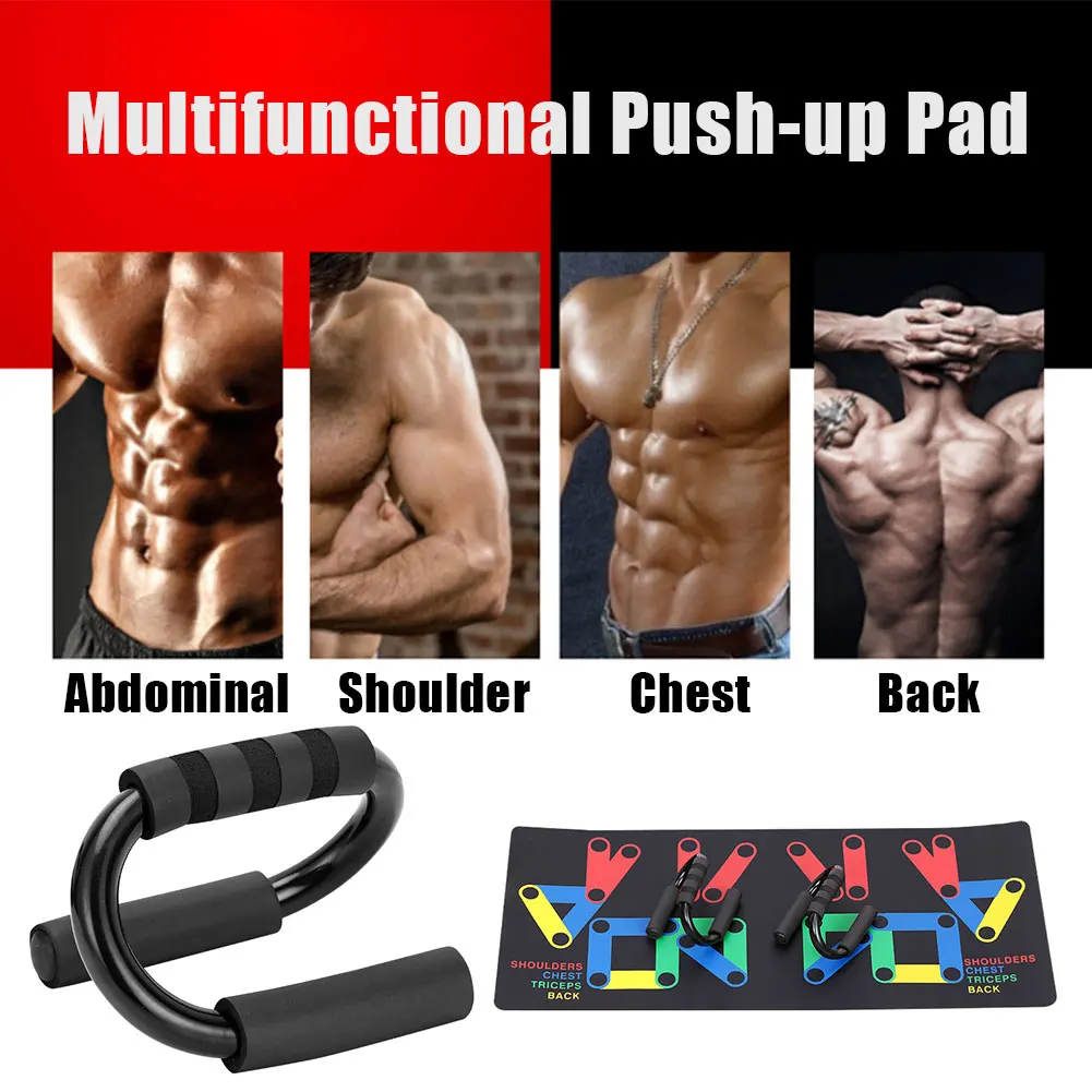 

Multi Push-Up Stands Board Push Ups Body Building Home Fitness Exercise Tools Muscle Sports Workouts Support for Men Women Gym