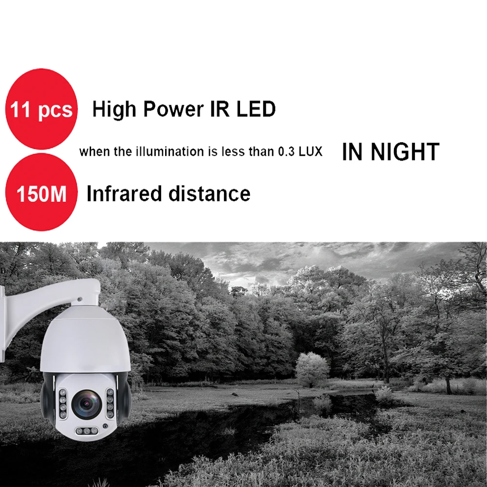 Мини 4 'ɵMP 4MP беспроводной Wifi автоматическое отслеживание 20X оптический зум