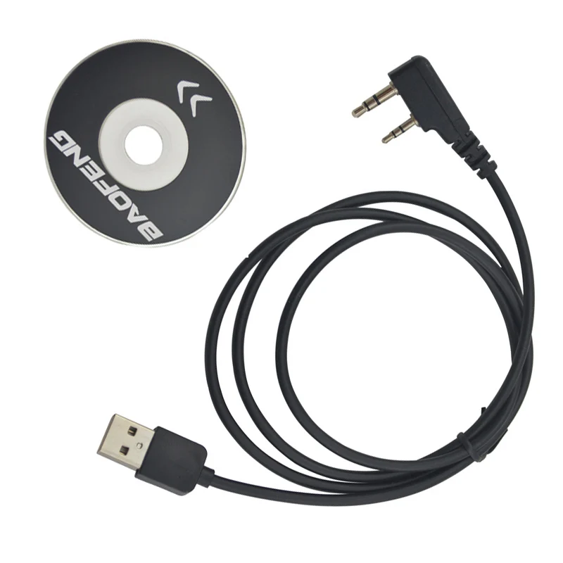 USB-кабель для программирования и программный компакт-диск для BAOFENG DM-5R Kenwood 'd xun, набор аксессуаров для цифрового радиобренда