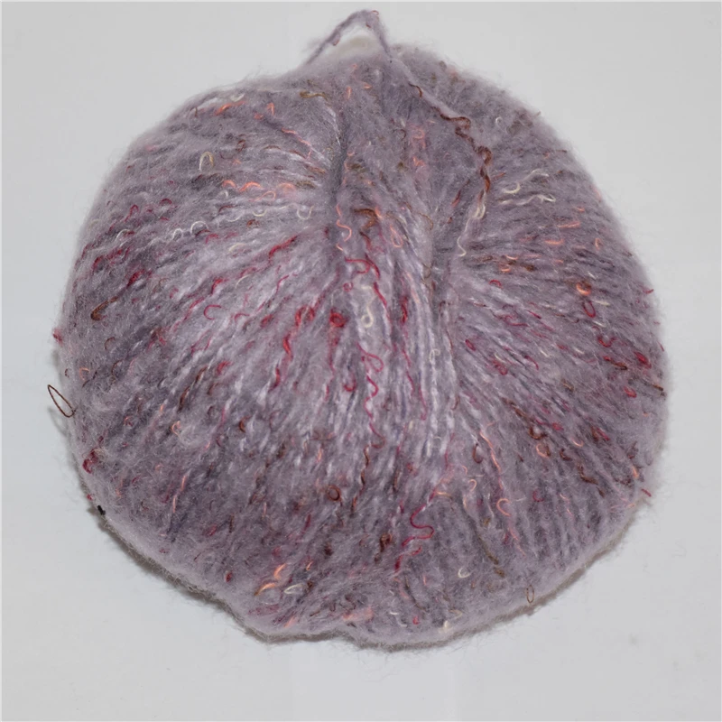 50 г ангора мохеровая пряжа тонкая мериносовая шерсть для вязания крючком