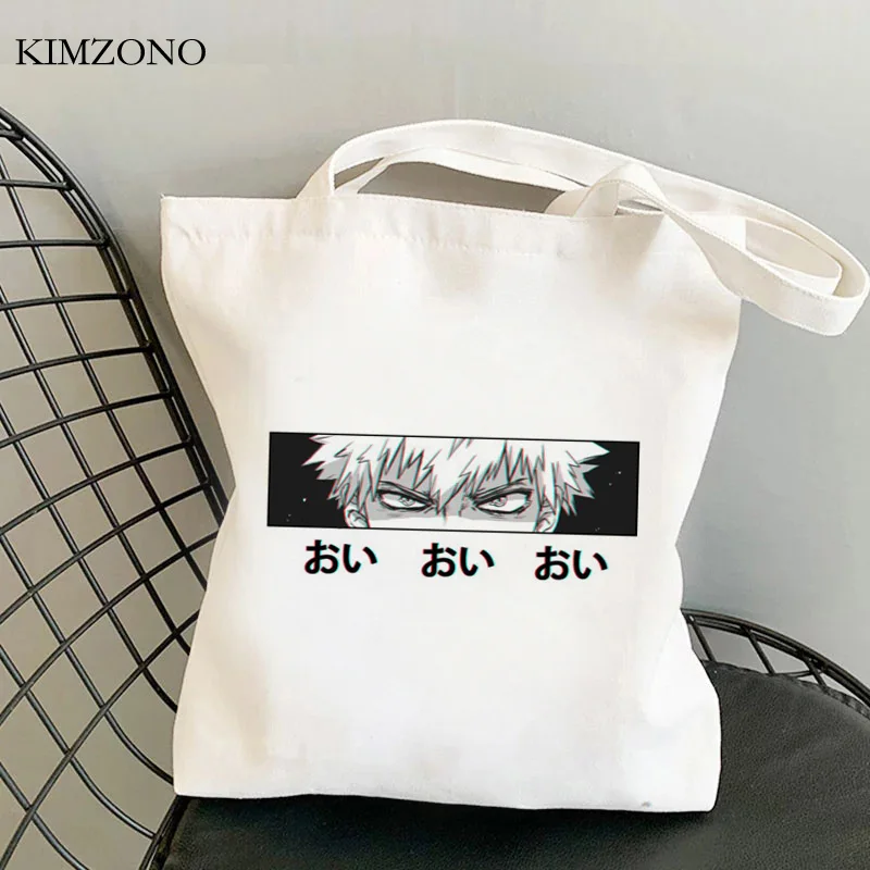 

My Hero Academia shopping bag recycle bag canvas reusable shopping bag fabric sacola sac tissu