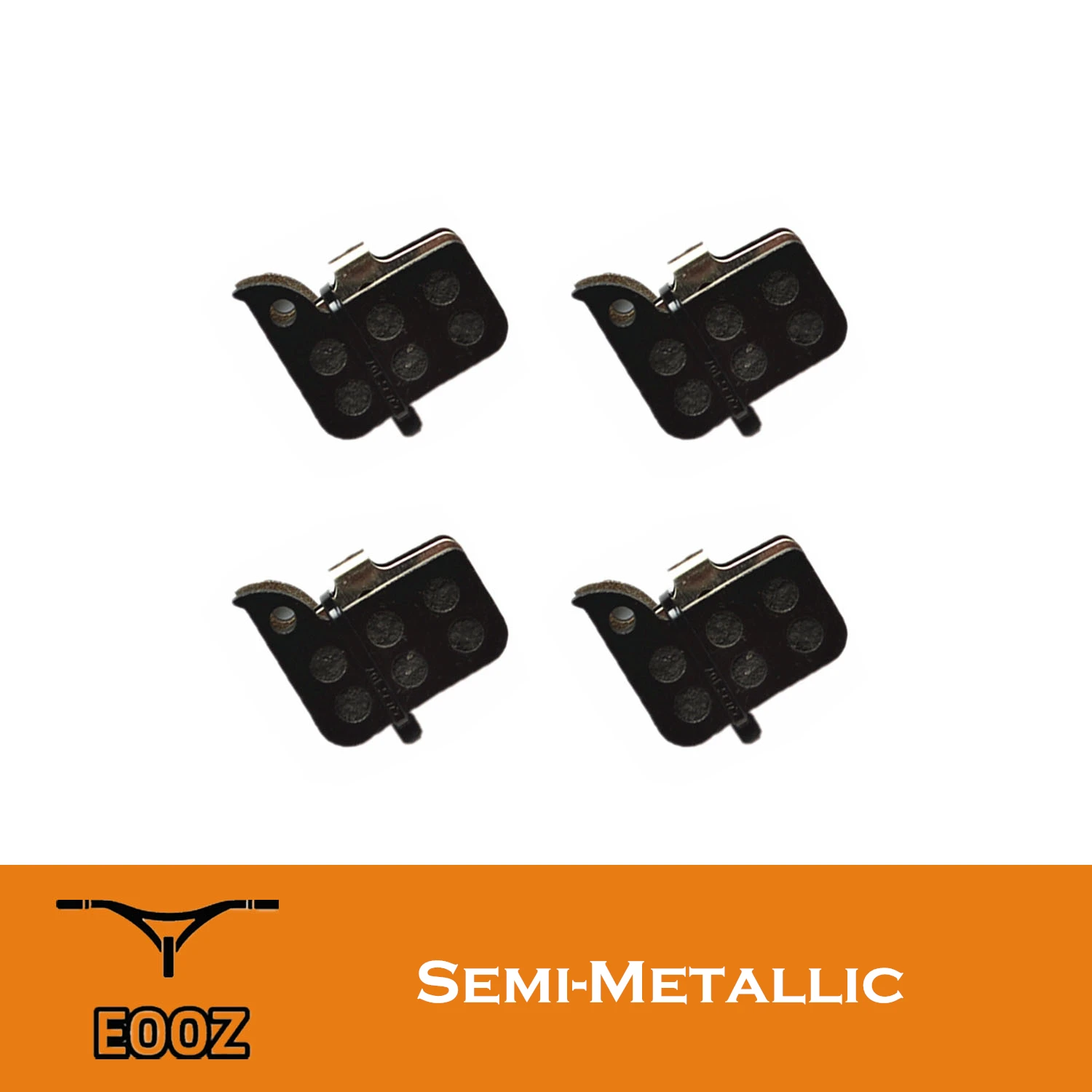 4 пары велосипедных полуметаллических гидравлических дисковых тормозных