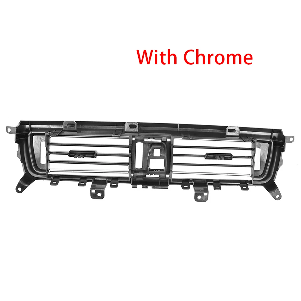 

64229166885 Front Console Grill Dash AC Air Conditioner Vent ​For BMW 5 Series F10 F18 Black High Quality With Chrome