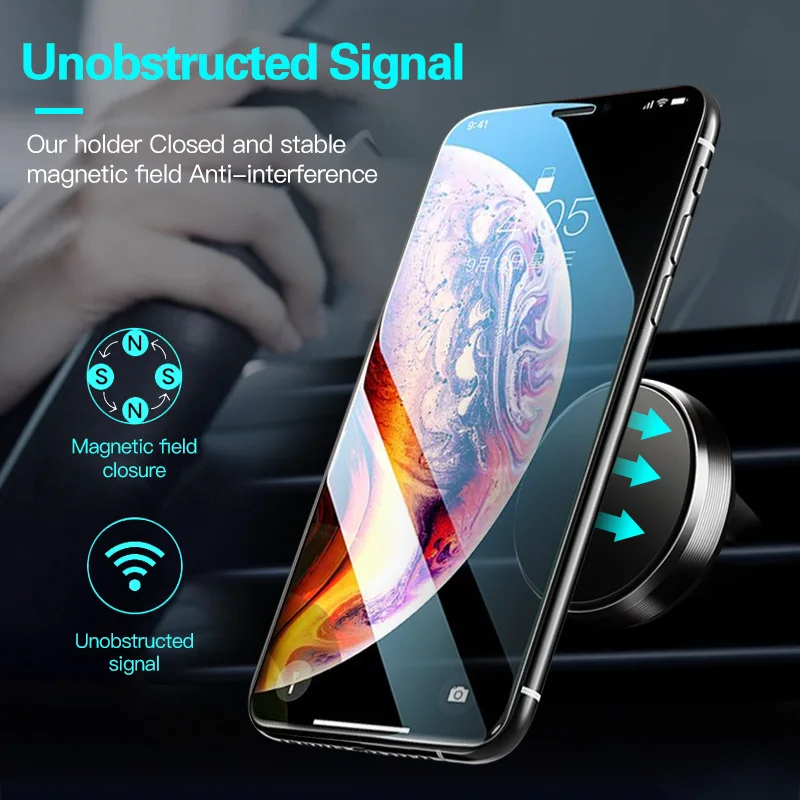 Магнитный держатель FONKEN на вентиляционное отверстие универсальный