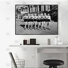 Черно-белый женский хор линия Нью-Йорк винтажный плакат на стену художественный холст печать фотография художественная живопись картина домашний декор