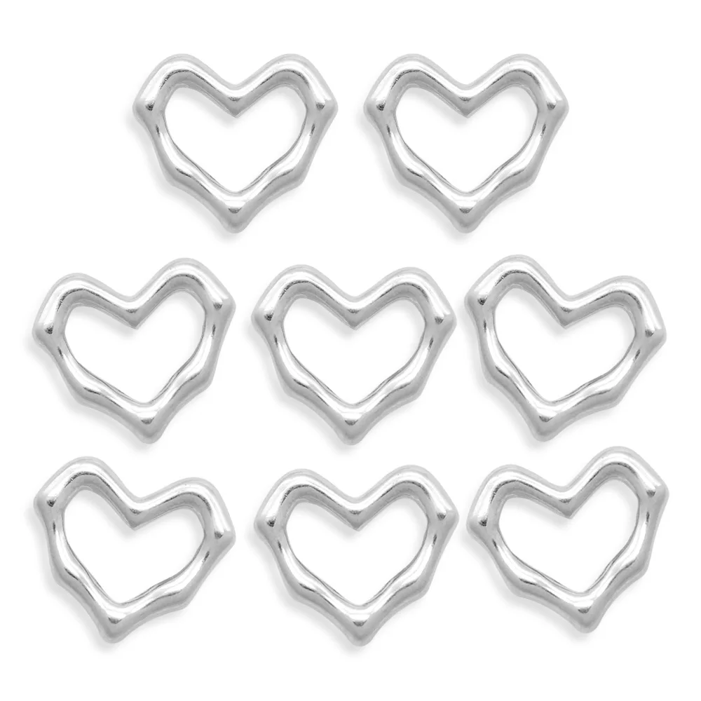 3pcs/lot Stainless Steel DIY Cresent Moon Charms Jewelry Findings Pendant For Necklace Making Wholesale Geometric Connector - купить по