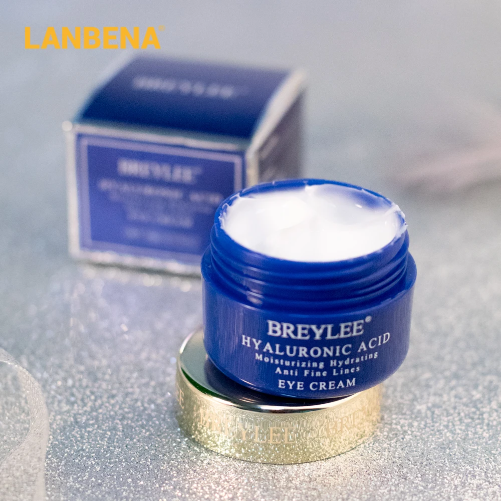 

BREYLEE Eye Cream Hyaluronic Acid Moisturizer Nourishing Eye Serum Improve Dryness Skin Care Eyebag Remover Ageless Anti Wrinkle