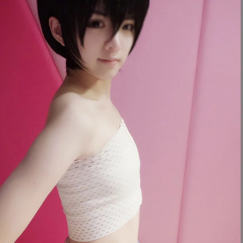 Дышащий бюстгальтер без бретелек с застежкой на груди и черного белого цветов