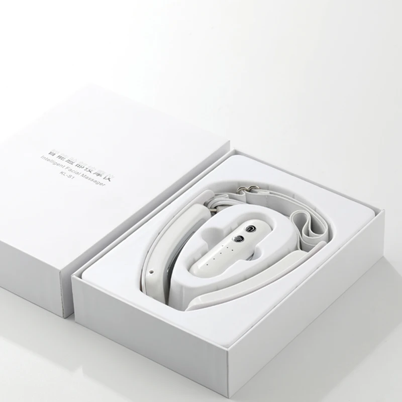 

V-Line Facial Massager EMS Micro-Current Vibration Therapy Red Blue LED Double Chin Anti Cellulite Lift Skincare Jaw Exerciser