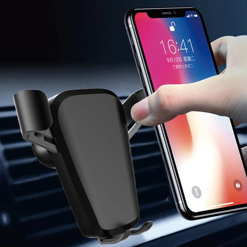 Прямая поставка Автомобильный держатель для телефона с автоматическим зажимом и