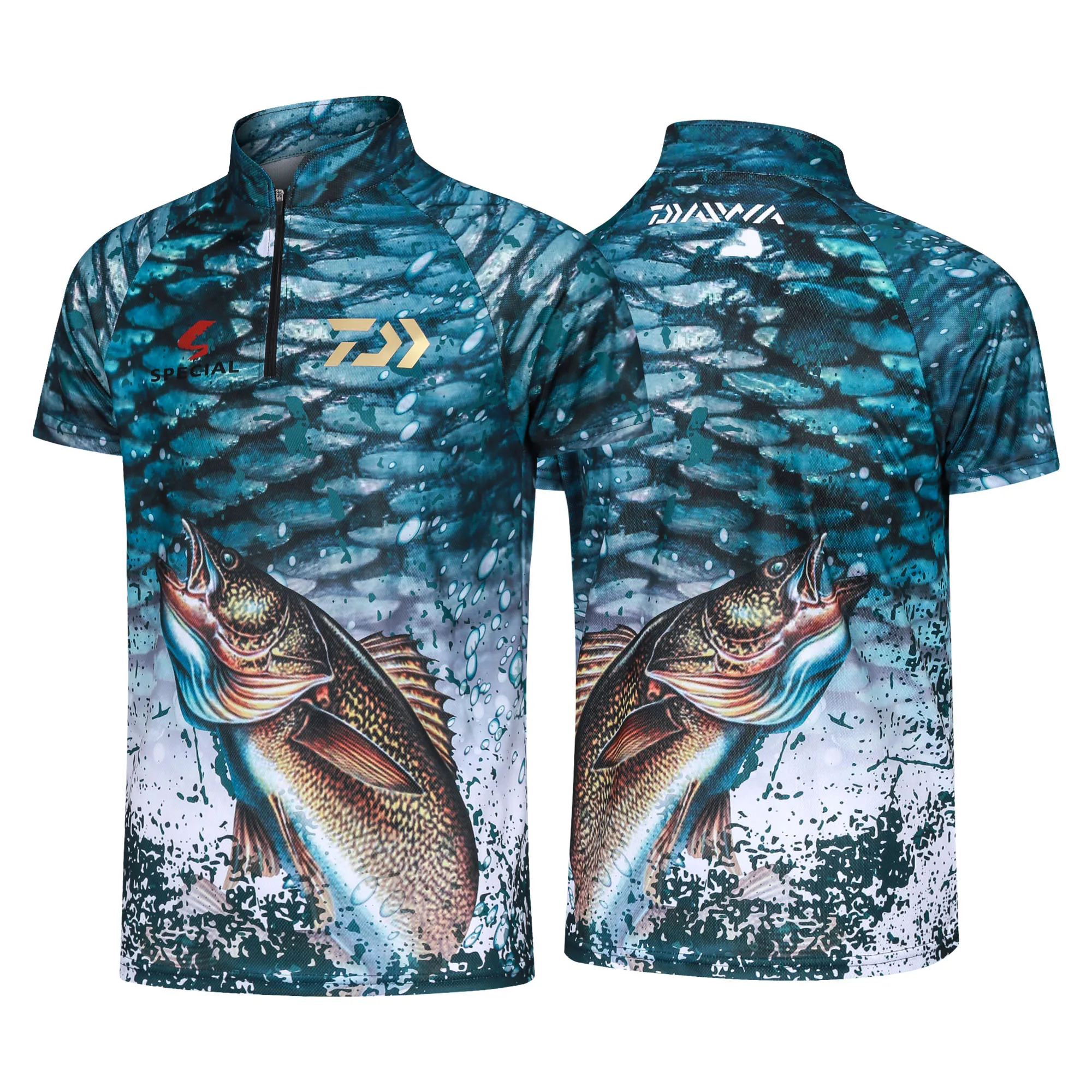 

Men for Fishing Clothes Anti-sweat Quick Dry Fishing Shirt Sun Protection Jacket Fishing T Shirt Summer Fishing Wear