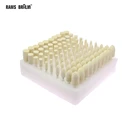 Шлифовальные головки из шерстяного войлока, 100 шт., 4-10 мм, мини-дрель, войлочное колесо для полировки металла