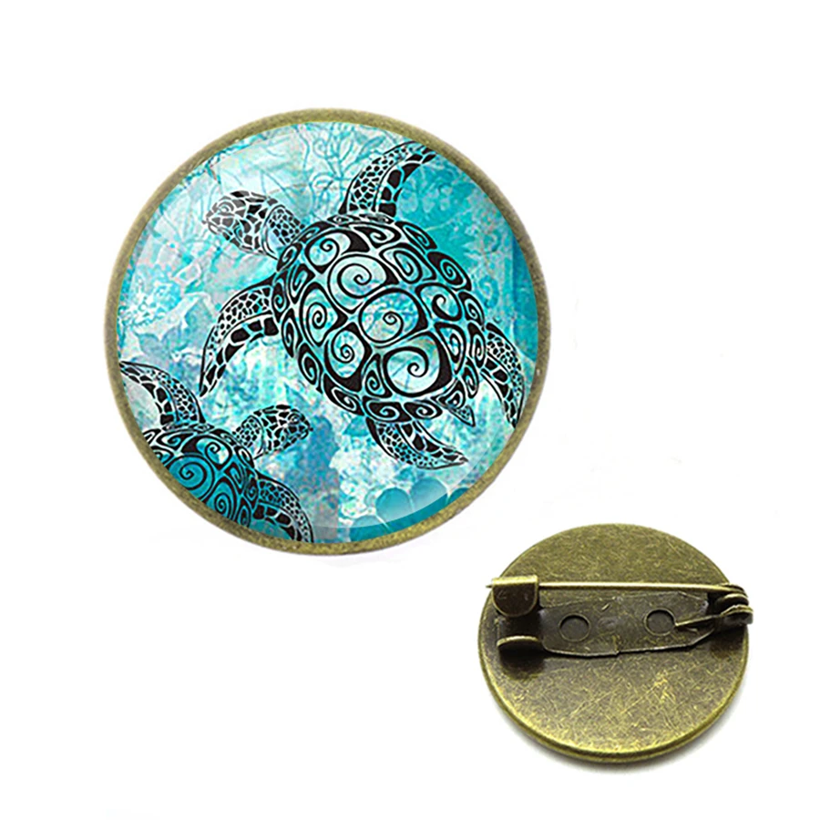 Хит богемные морские черепахи Морская звезда Дельфин броши в виде морских