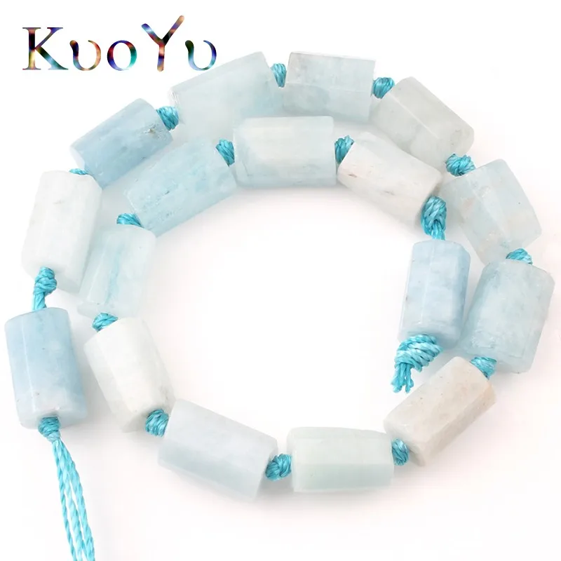 6x10 мм черные пулевые Форма граненый голубой аквамарины каменные бусины для