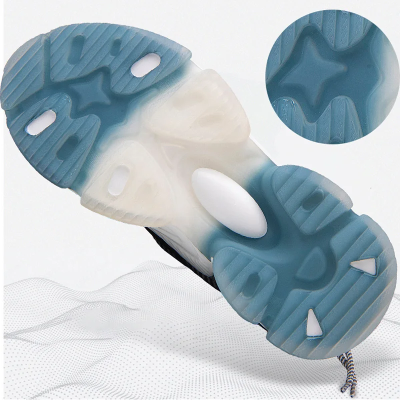 

New Autumn High-Top Sock Sneakers Men Fashion Chunky Running Shoes Flexible Hard-Wearing Footwear High Street Non-Slip Zapatilla