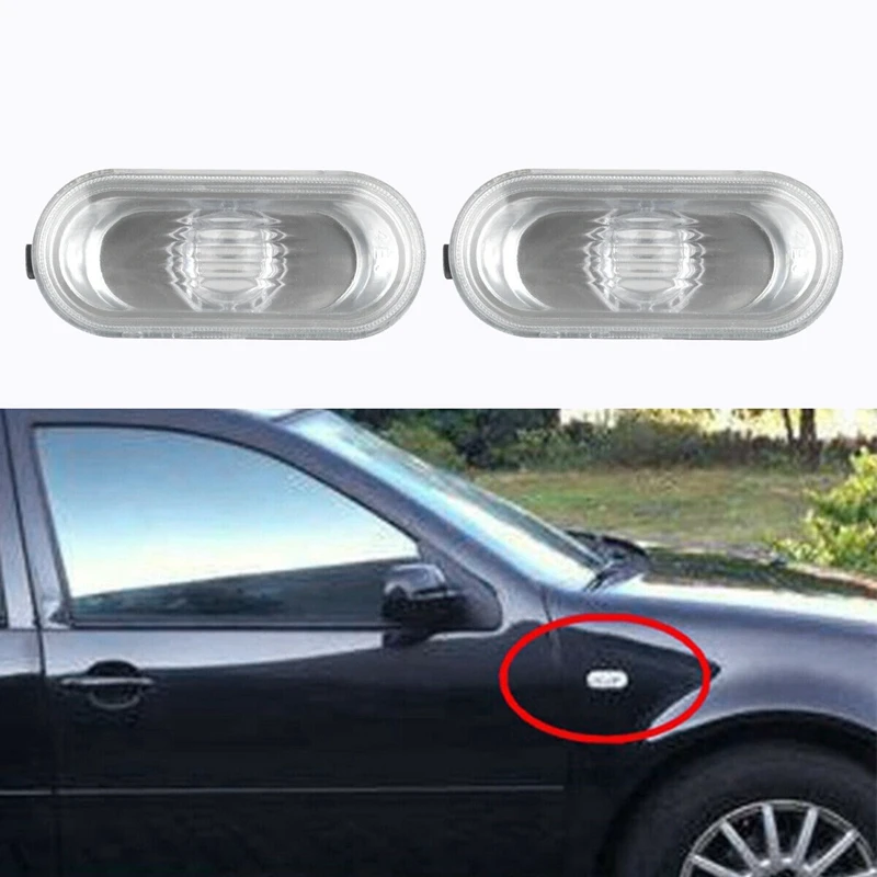 

Автомобильный Боковой габаритный фонарь светильник сигнала поворота светильник ретранслятор сигнала для VW Jetta Golf Bora MK4 PASSAT B5