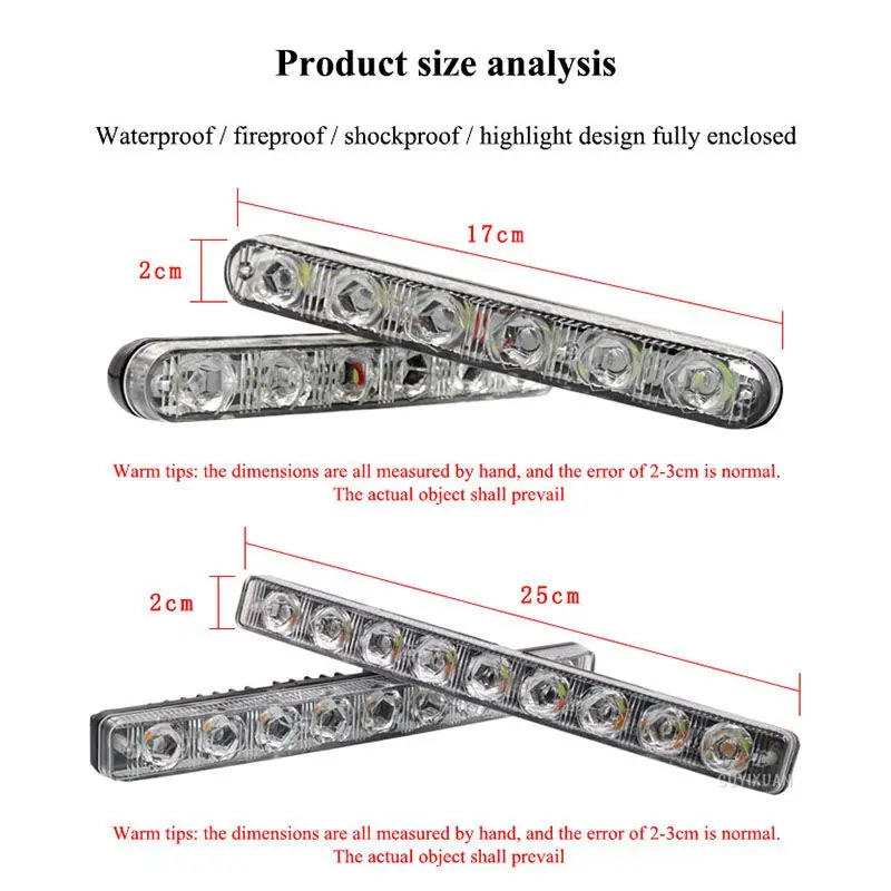 

General modified car led daytime running lights/plus water turn signal/daytime running lights light bar integrated/
