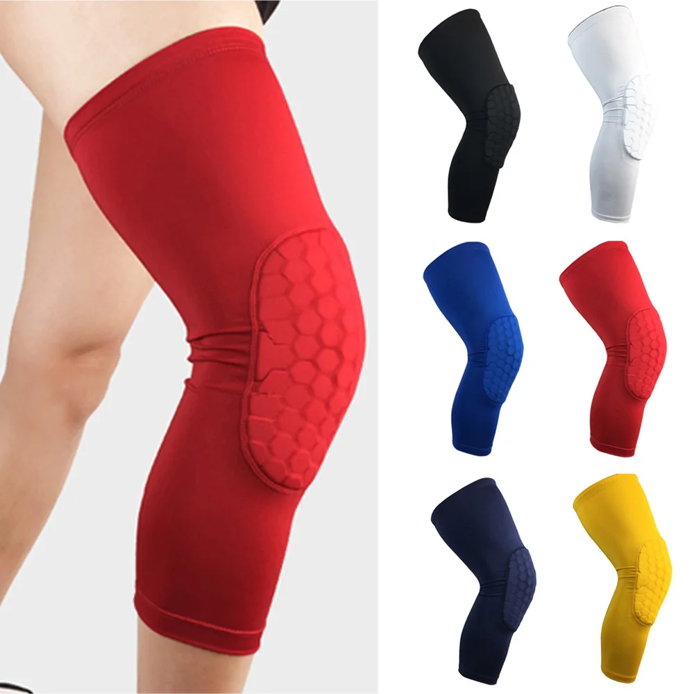 Спортивные наколенники эластичные анти-столкновения атлетика Баскетбол Защита