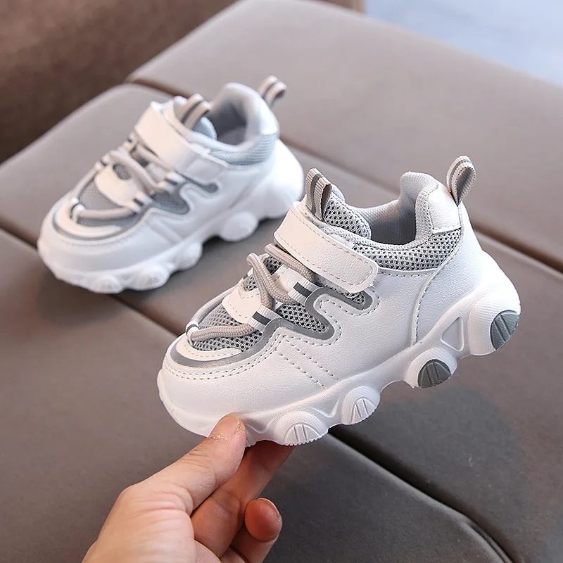 Kids Fashion Hit Color Children's Shoes Boys Korean Version Running Shoes Girls Soft-soled Lightweight Casual Shoes