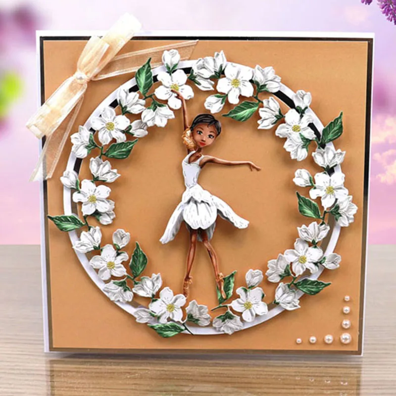 Металлические режущие штампы для изготовления открыток скрапбукинга тиснение