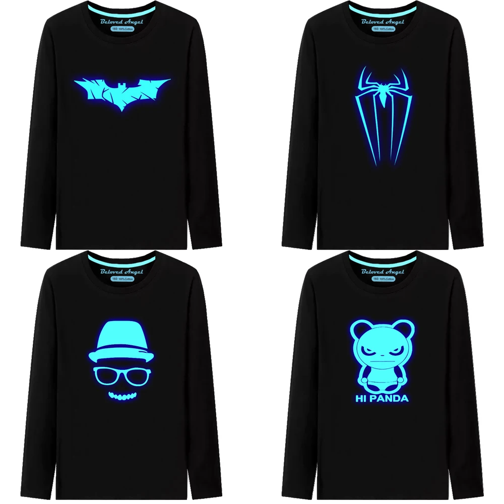 

Children Clothing Game New Design T-shirt Kids Cartoon Fashion Sweatshirt Boys Girls Luminous T-shirts Anime Long Sleeve Top