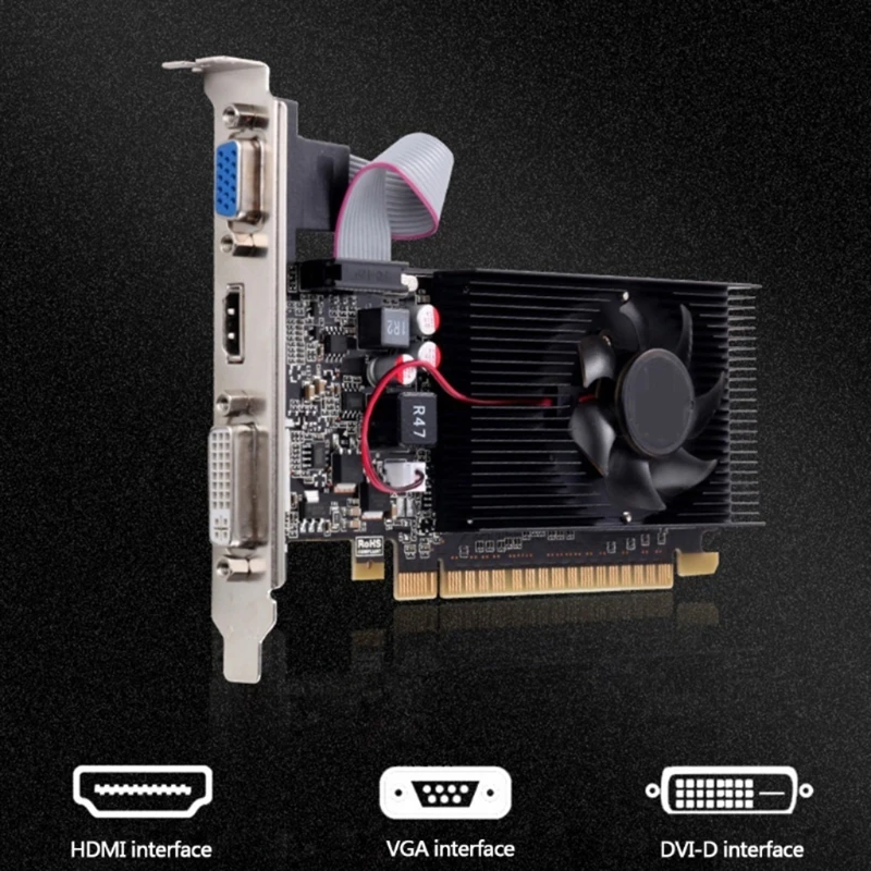 

Видеокарта GT730 4 Гб 128 бит DDR3 PCI-E3.0 X16 VGA-карта для NVIDIA Низкопрофильная полувысотная графическая карта для настольного компьютера